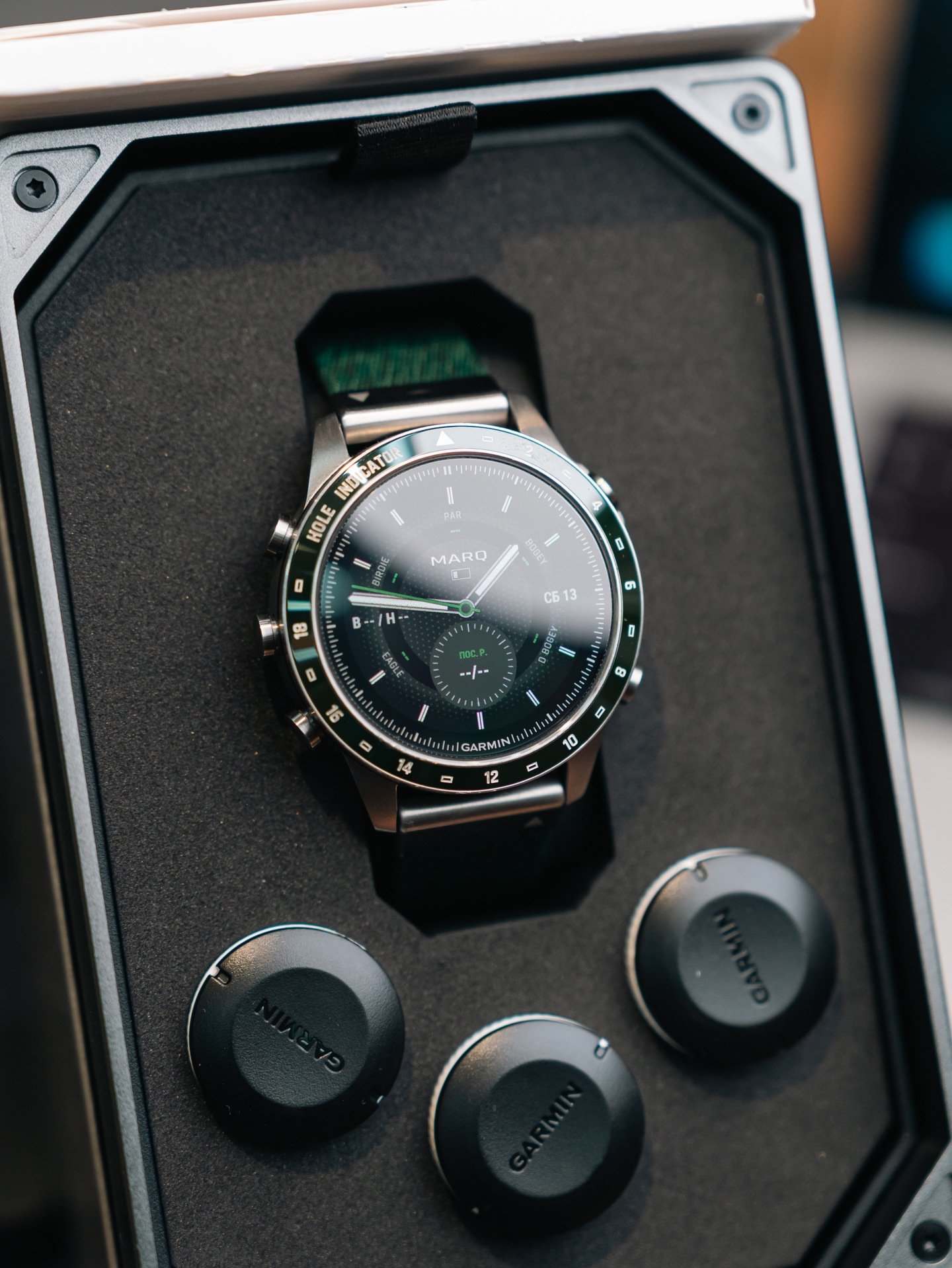 sotochka312-20260202-0195 Garmin MARQ Golfer Gen 2 (Used, Full Set) - Image 1